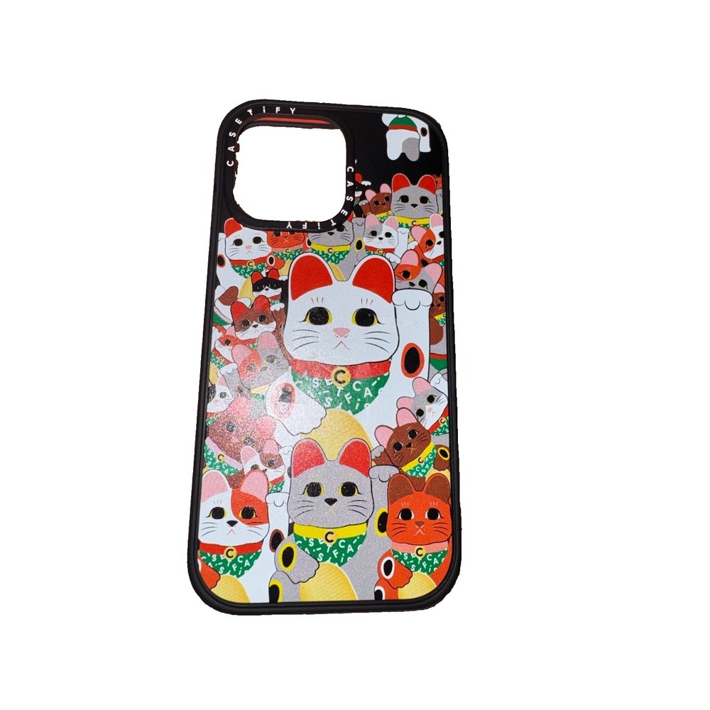 CASETiFY Impact iPhone 16 Pro Max Case - Lucky Cat Parade